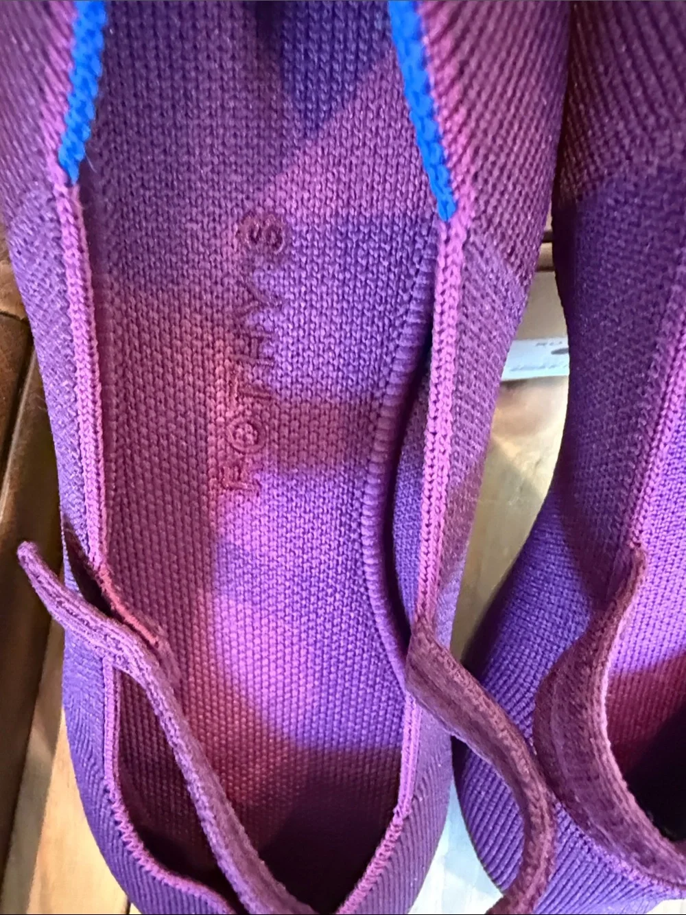 Rothy's The Square Mary Jane in Plum